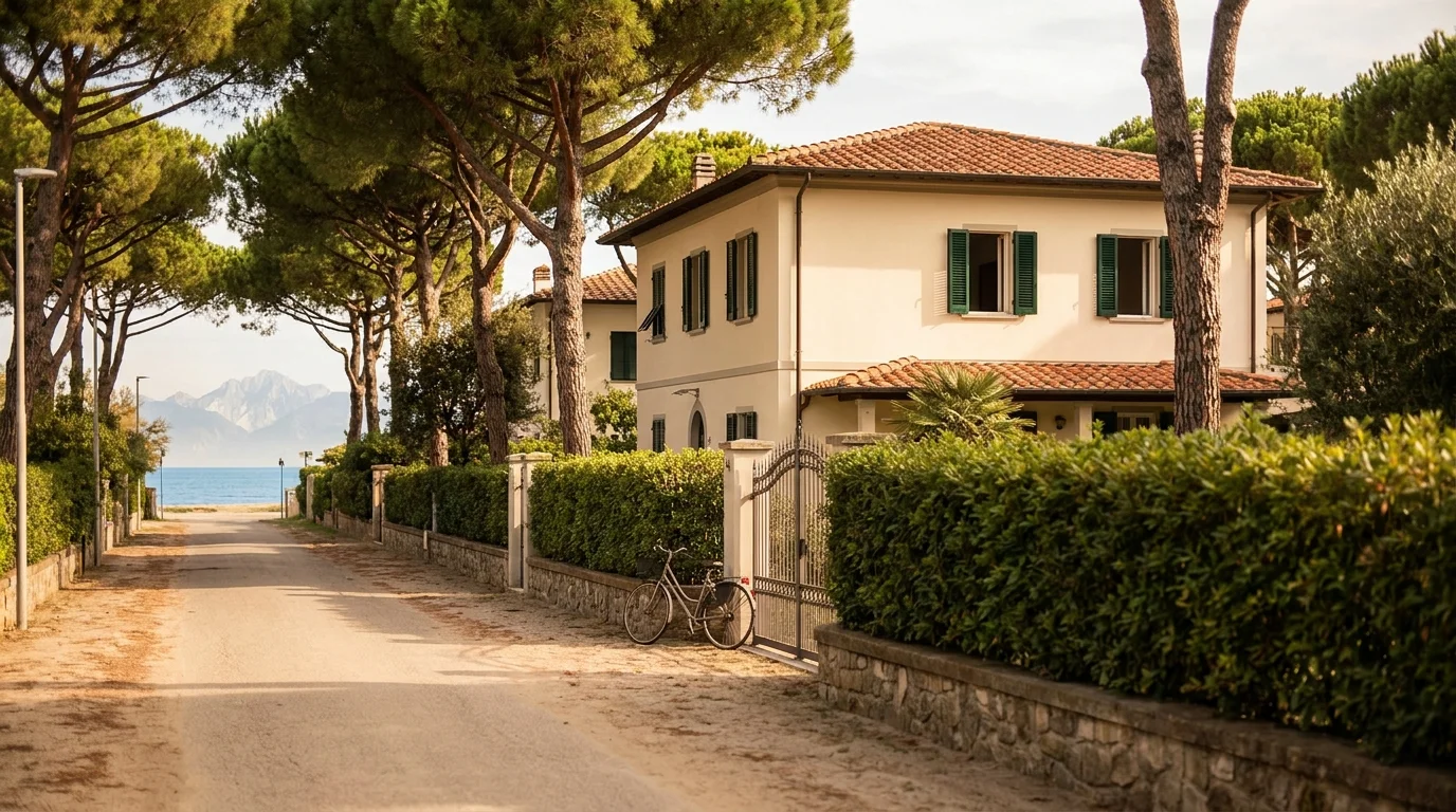 Casa tranquilla tra pini, mare e montagne